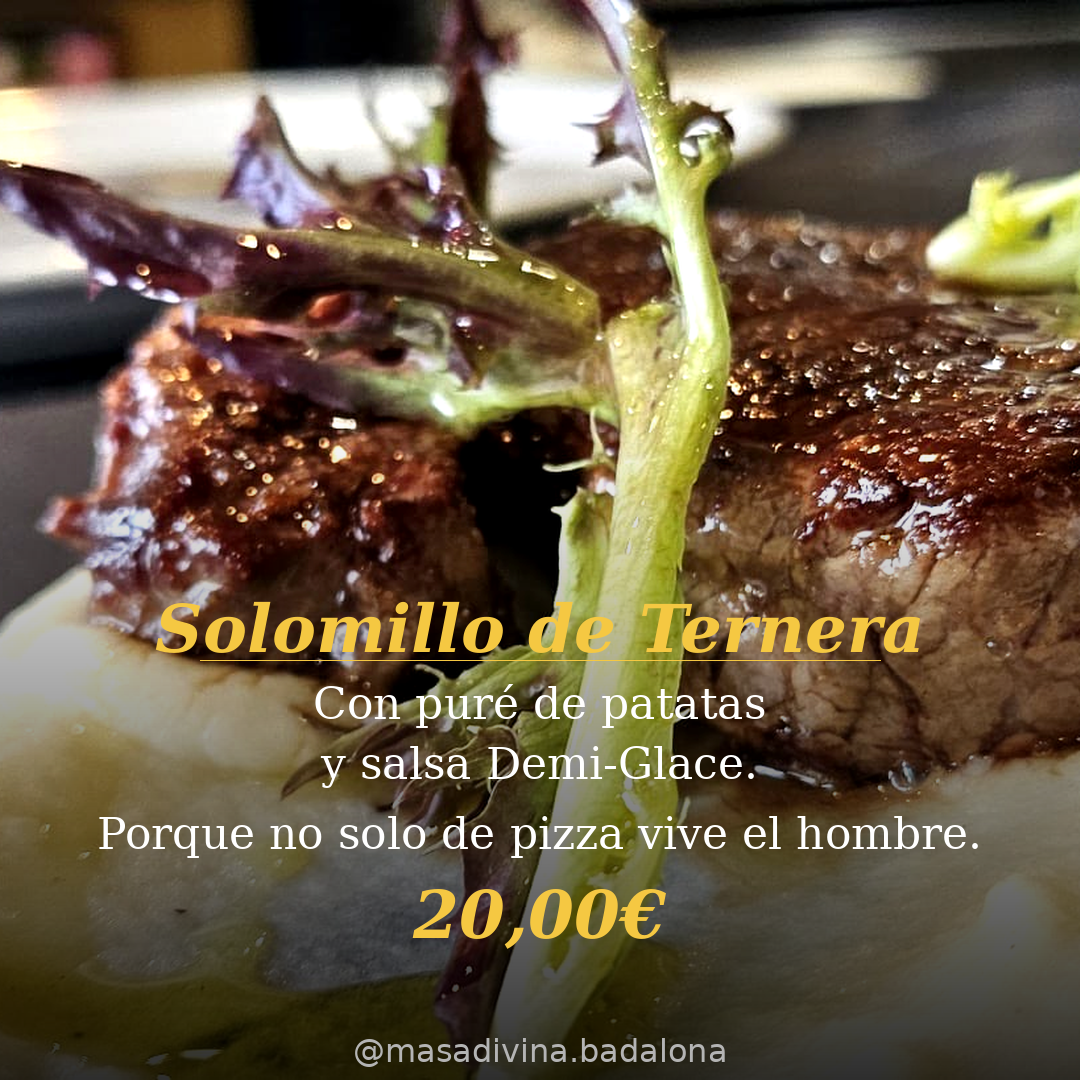 Solomillo de Ternera Masa Divina